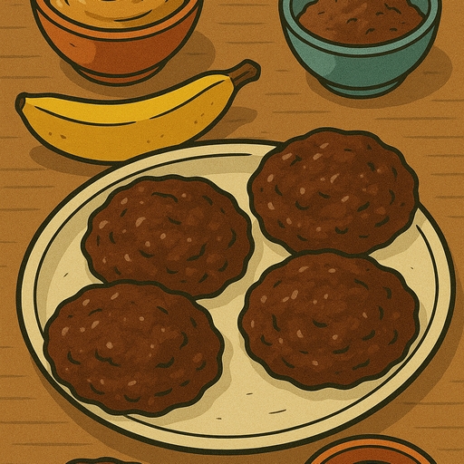 Foto von Bananen Schokokekse