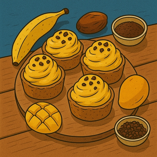 Foto von Banane-Mango-Eis