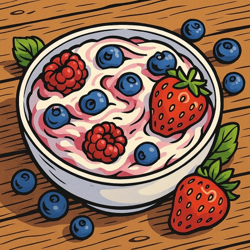 Foto von Früchtejoghurt