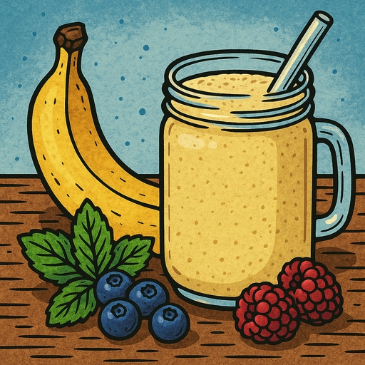 Foto von Bananen Smoothie